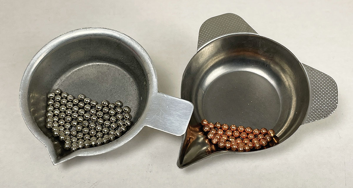 Although non-plated lead-alloy shot works well for furred and feathered upland game, it’s inferior to nickel- and copper- plated shot for the task. Plated shot produces denser patterns and penetrates deeper, both of which are desirable for escaping game.